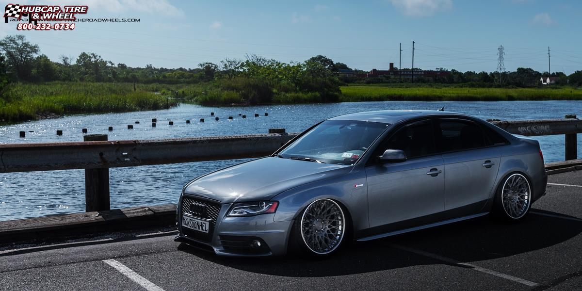 vehicle gallery/audi s4 niche citrine 19x10  Brushed Gloss DDT | Polished Lip wheels and rims